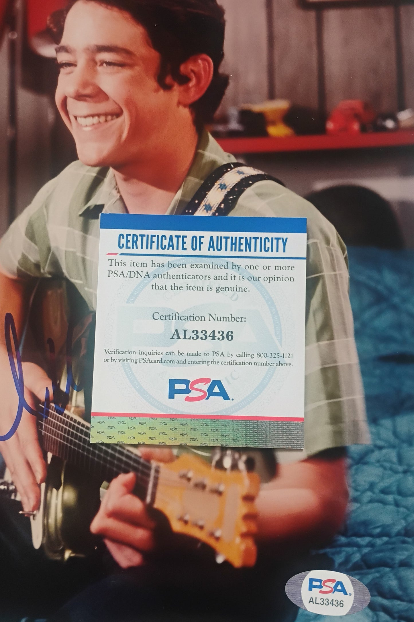Barry Williams Hand Signed Autograph 8x10 Photo PSA COA The Brady Bunch