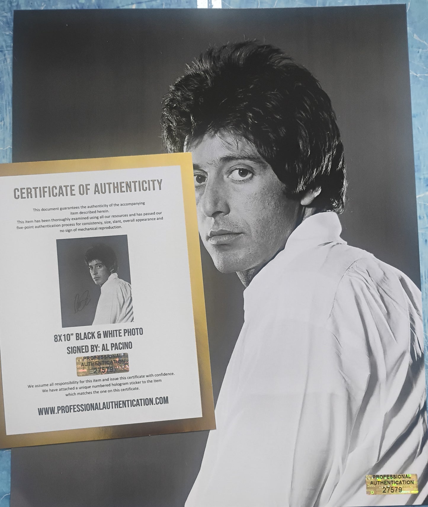 Al Pacino Hand Signed Autograph 8x10 Photo COA