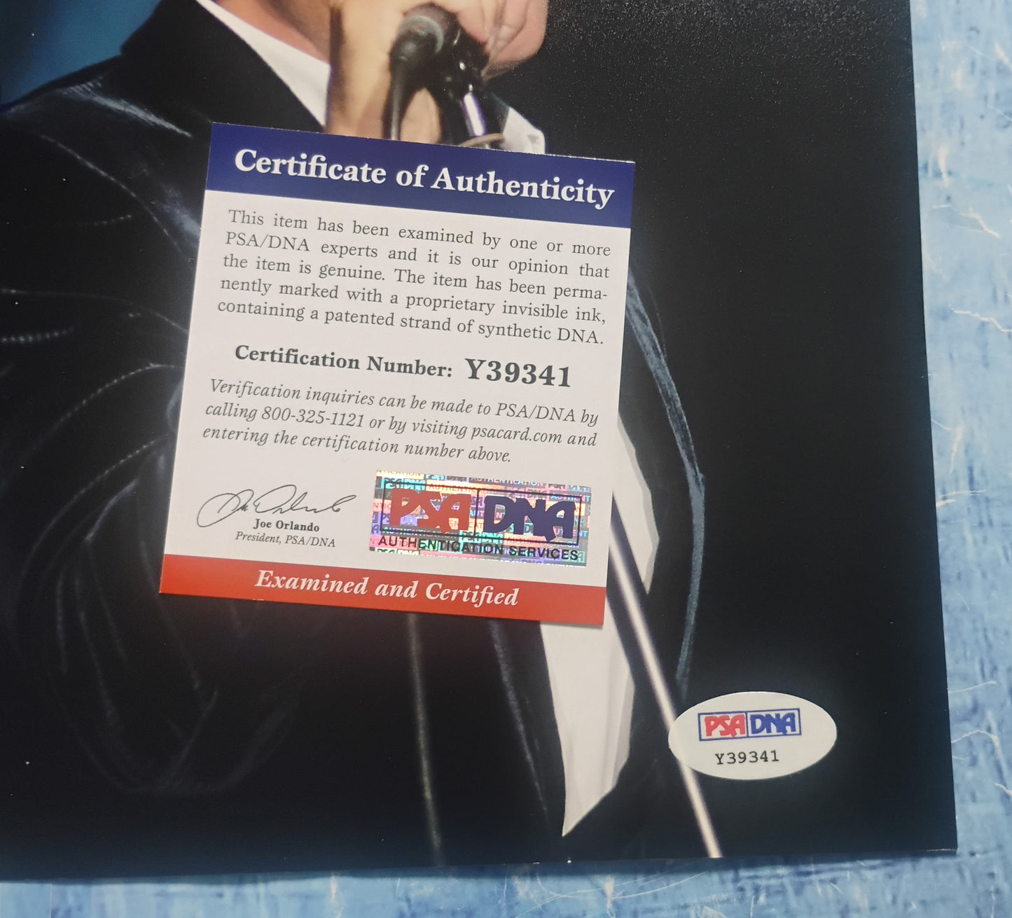 Michael Bolton Hand Signed Autograph 8x10 Photo PSA COA