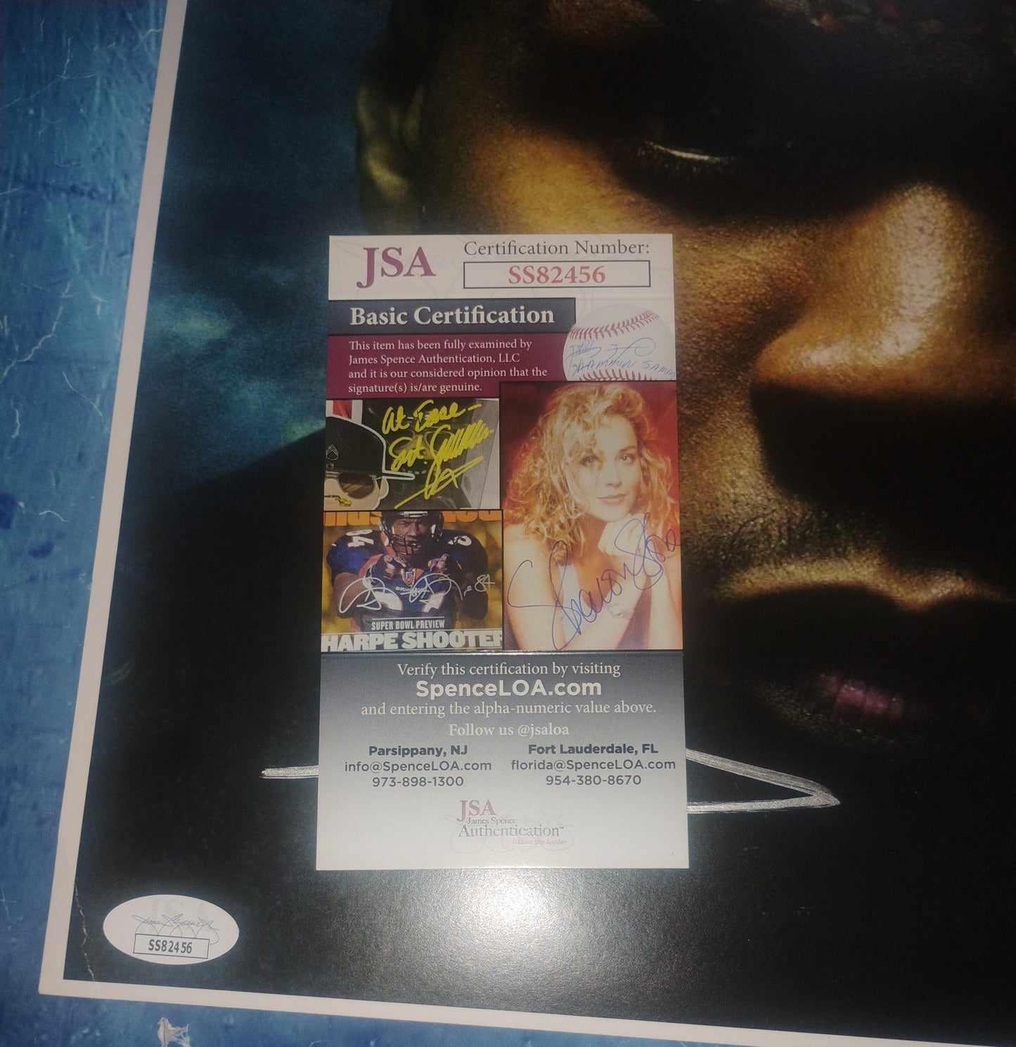 50 Cent Hand Signed Autograph Photo JSA COA