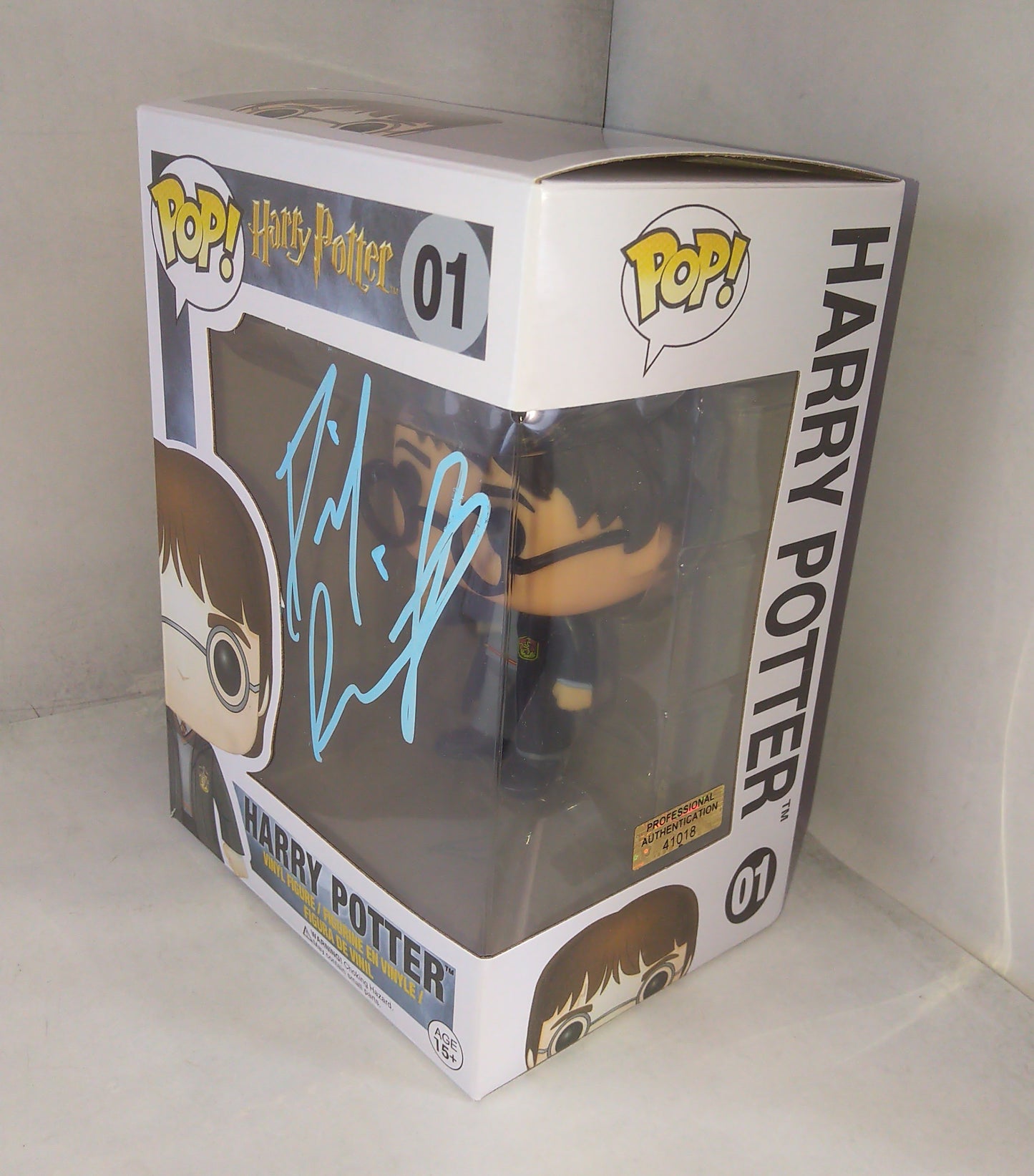 Daniel Radcliffe Hand Signed Autograph Harry Potter Funko Pop COA