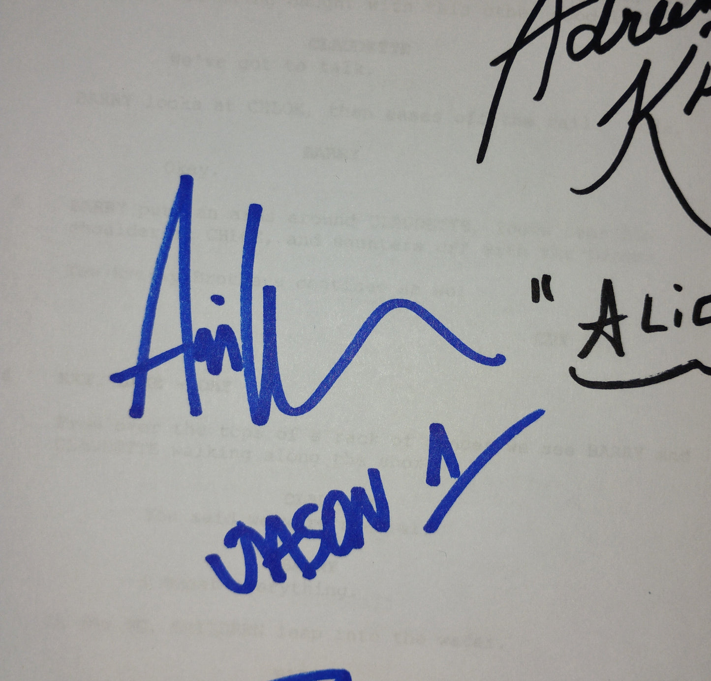 Friday The 13th Cast Hand Signed Autograph Script COA Tom Savini, Adrienne King, Ari Lehman