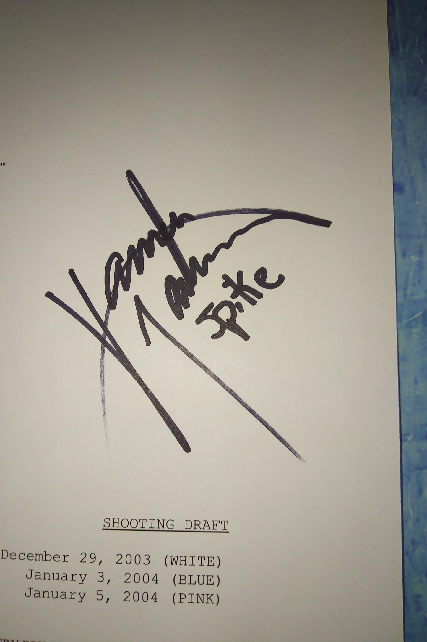 David Boreanaz & James Marsters Hand Signed Autograph Angel Script COA + OPix