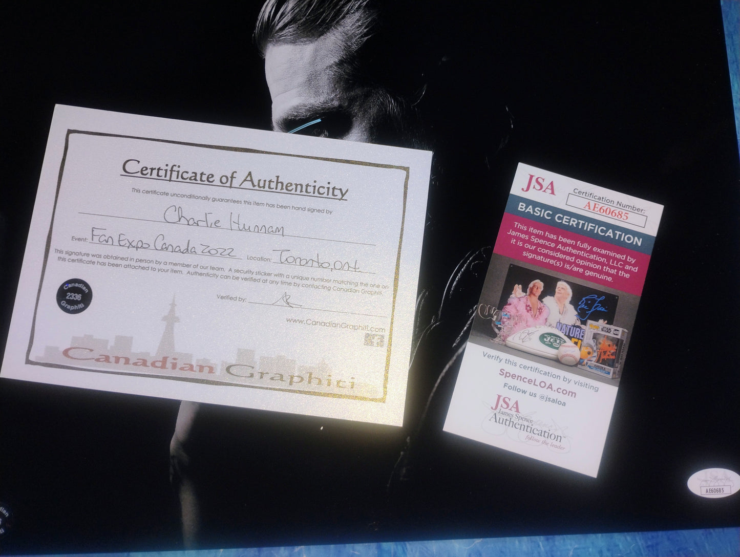 Charlie Hunnam Hand Signed Autograph 11x14 Photo COA