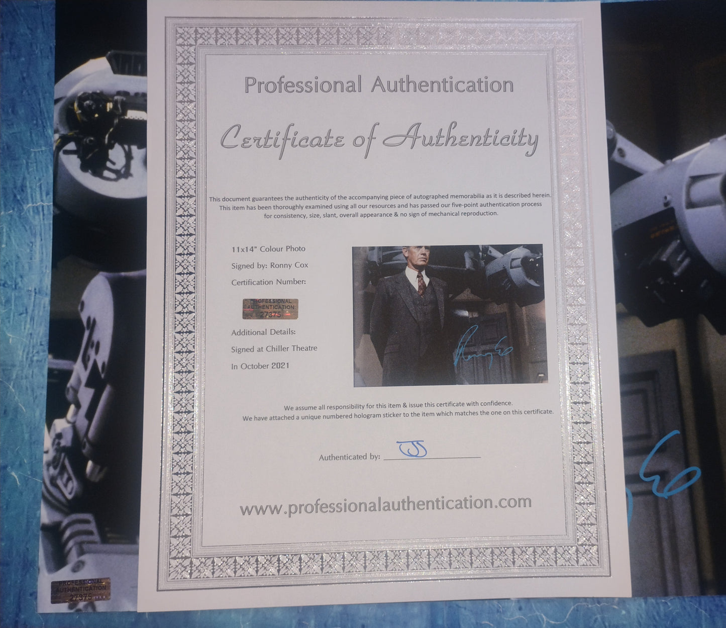Ronny Cox Hand Signed Autograph 11x14 Photo COA Robocop