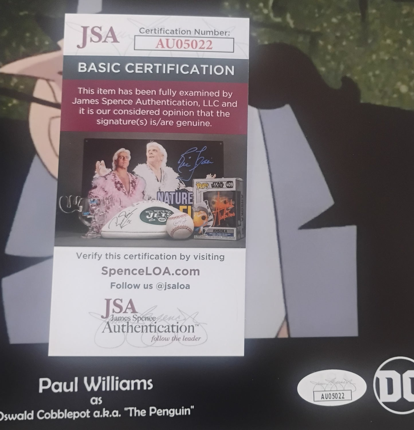 Paul Williams Hand Signed Autograph 8x10 Photo JSA COA Batman Animated Series