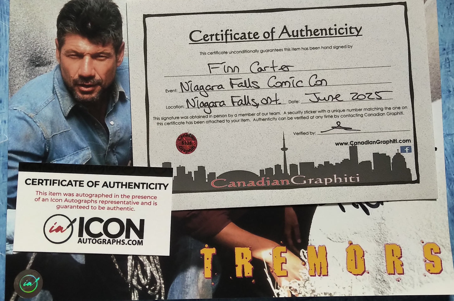 Finn Carter Hand Signed Autograph 8x10 Photo COA Tremors