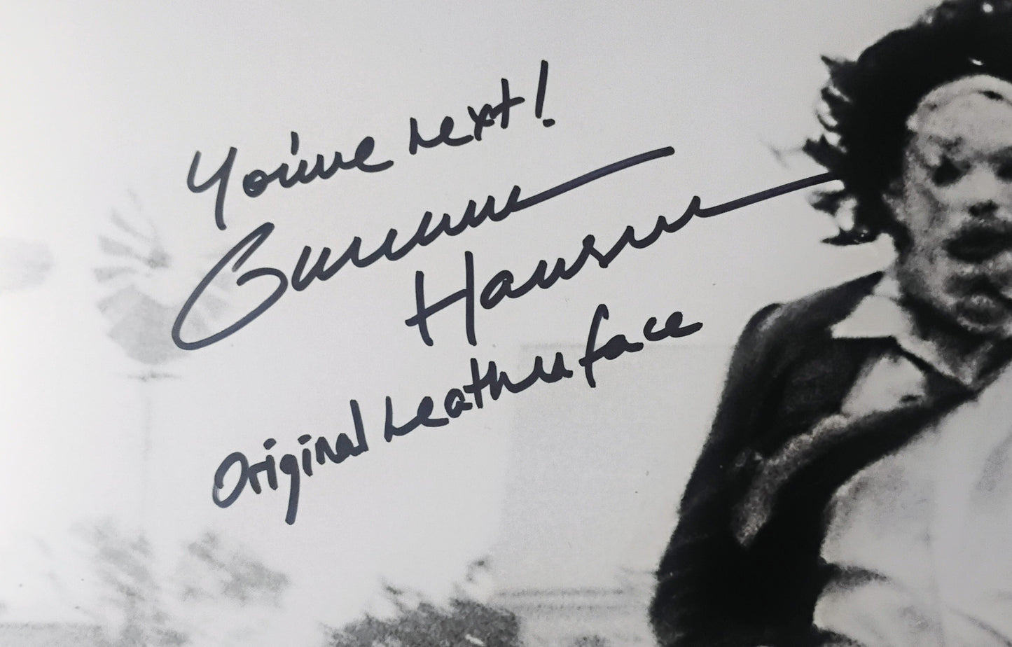 Gunnar Hansen Hand Signed Autograph 11x14 Photo COA Texas Chainsaw Massacre
