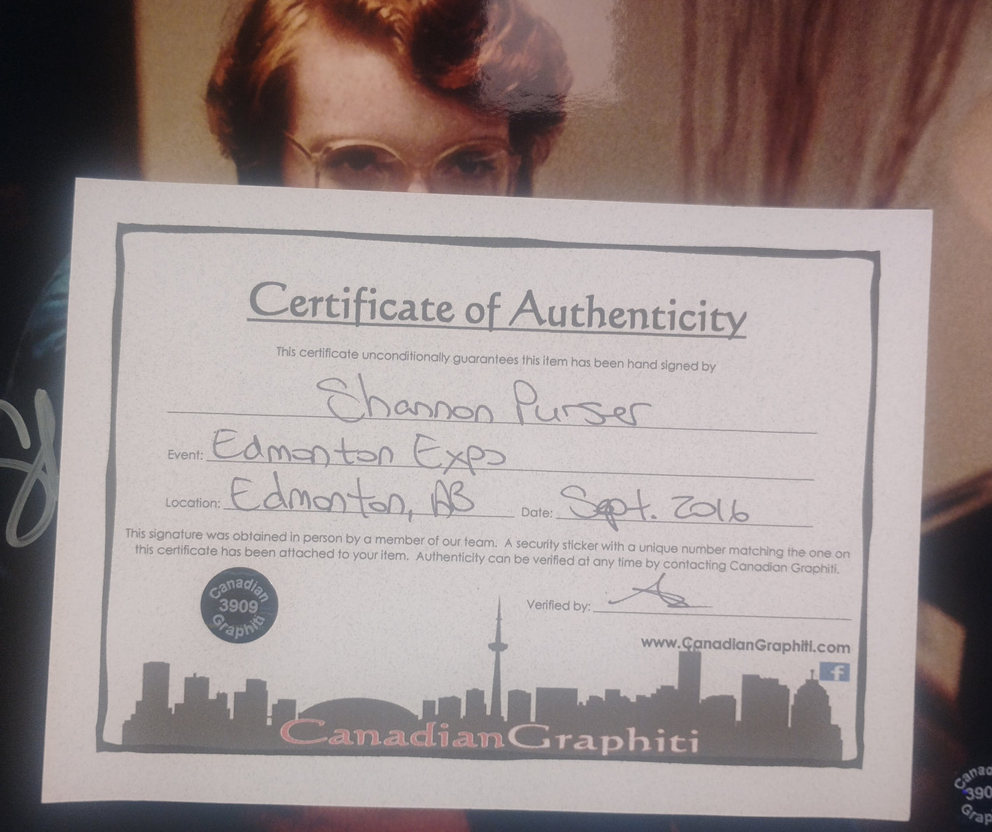 Shannon Purser Hand Signed Autograph 8x10 Photo COA Stranger Things