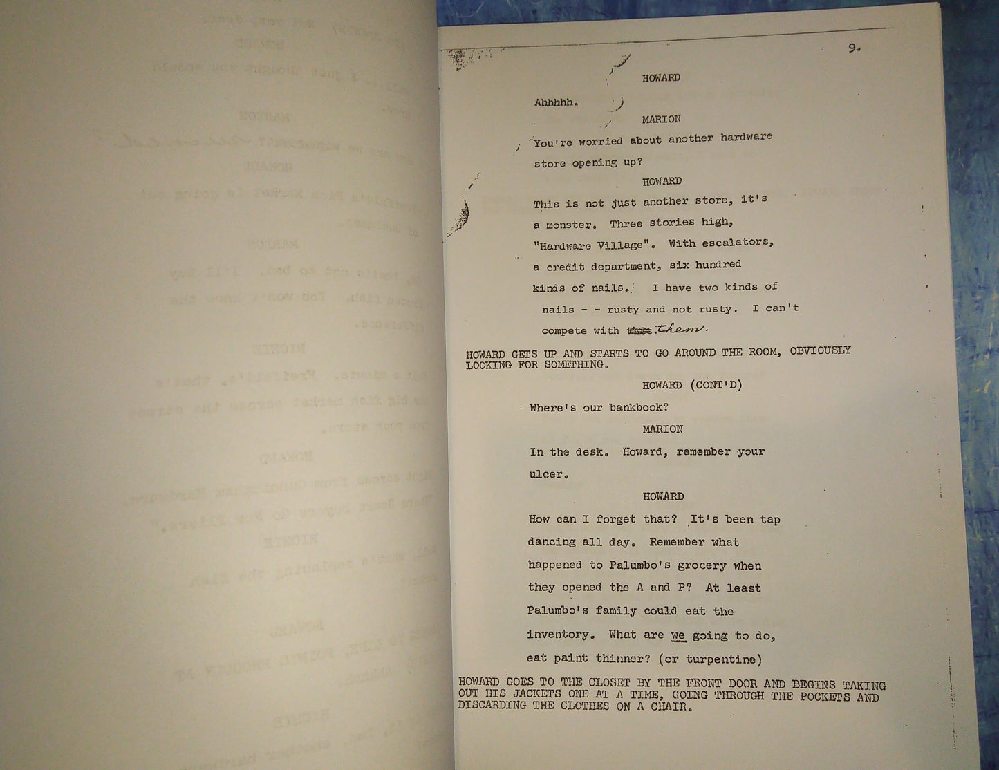 Marion Ross & Henry Winkler Hand Signed Autograph Happy Days Script COA