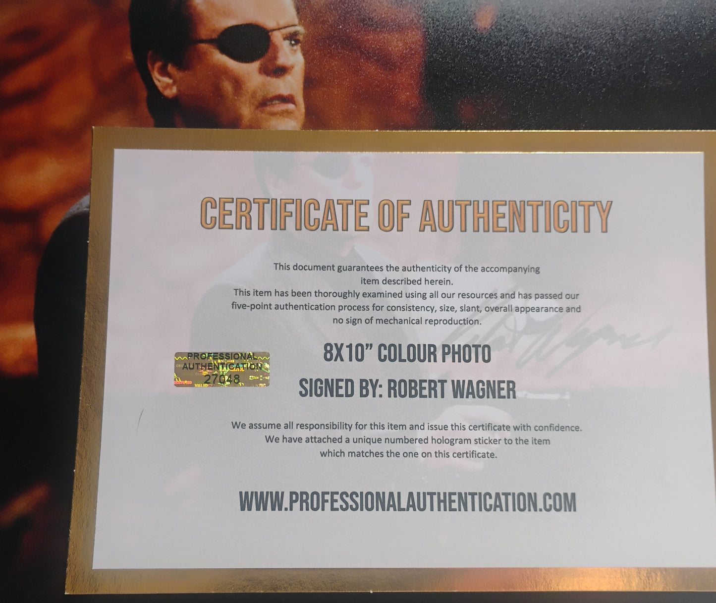 Robert Wagner Hand Signed Autograph 8x10 Photo COA Austin Powers