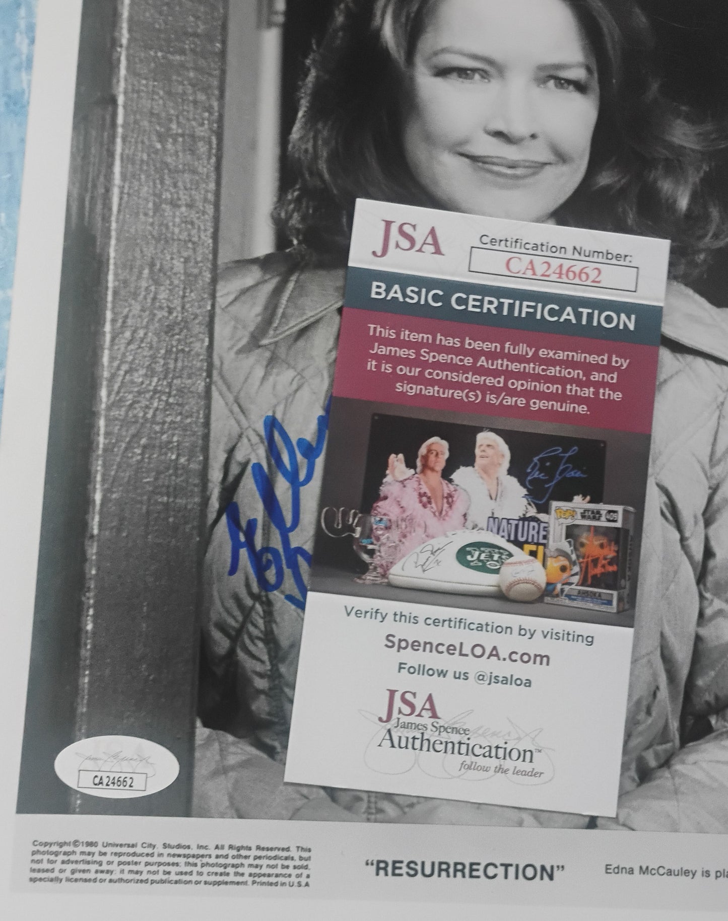 Ellen Burstyn Hand Signed Autograph 8x10 Photo JSA COA Resurrection