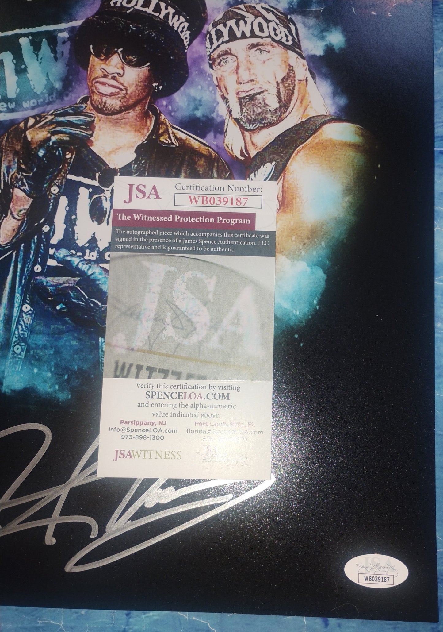 Denis Rodman NWO Hand Signed Autograph 11x14 Photo JSA COA