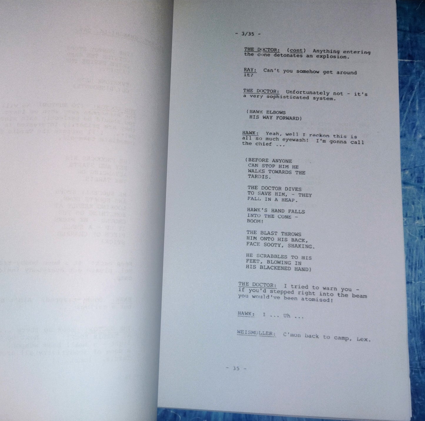 Sylvester McCoy & Bonnie Langford Hand Signed Autograph Doctor Who Script COA