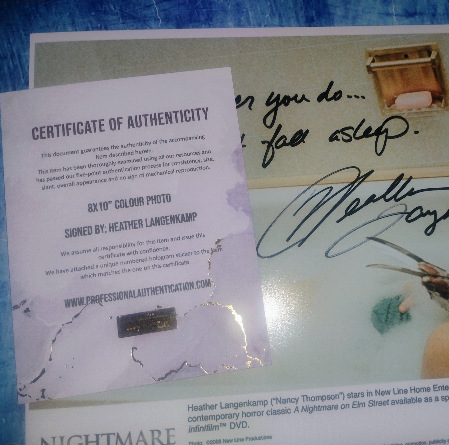 Heather Langenkamp Hand Signed Autograph 8x10 Photo COA