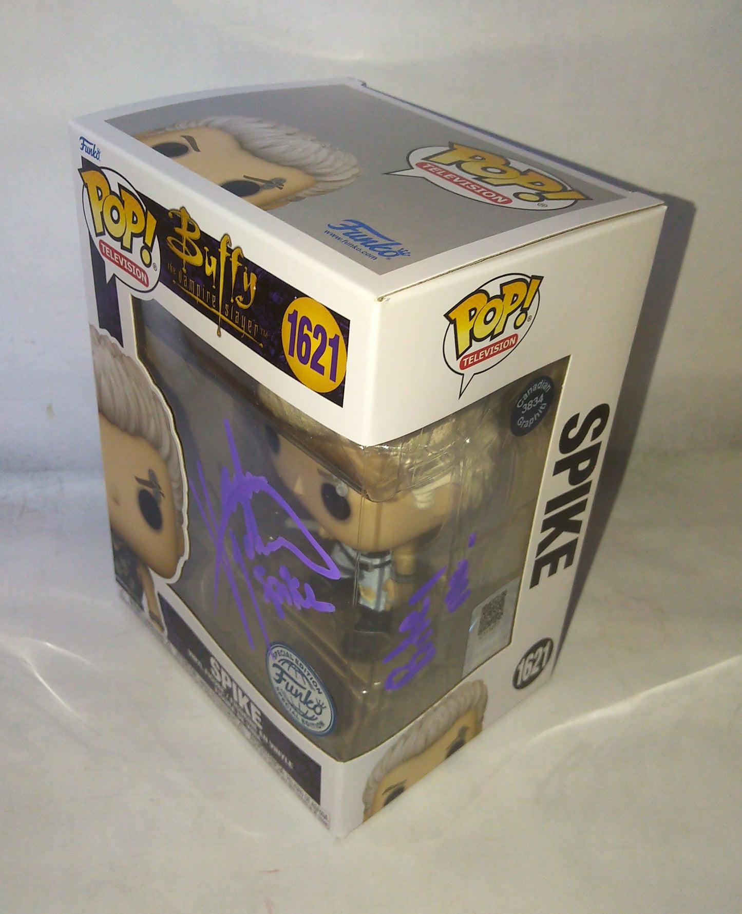 James Marsters Hand Signed Autograph Spike Exclusive Funko Pop COA + OPix