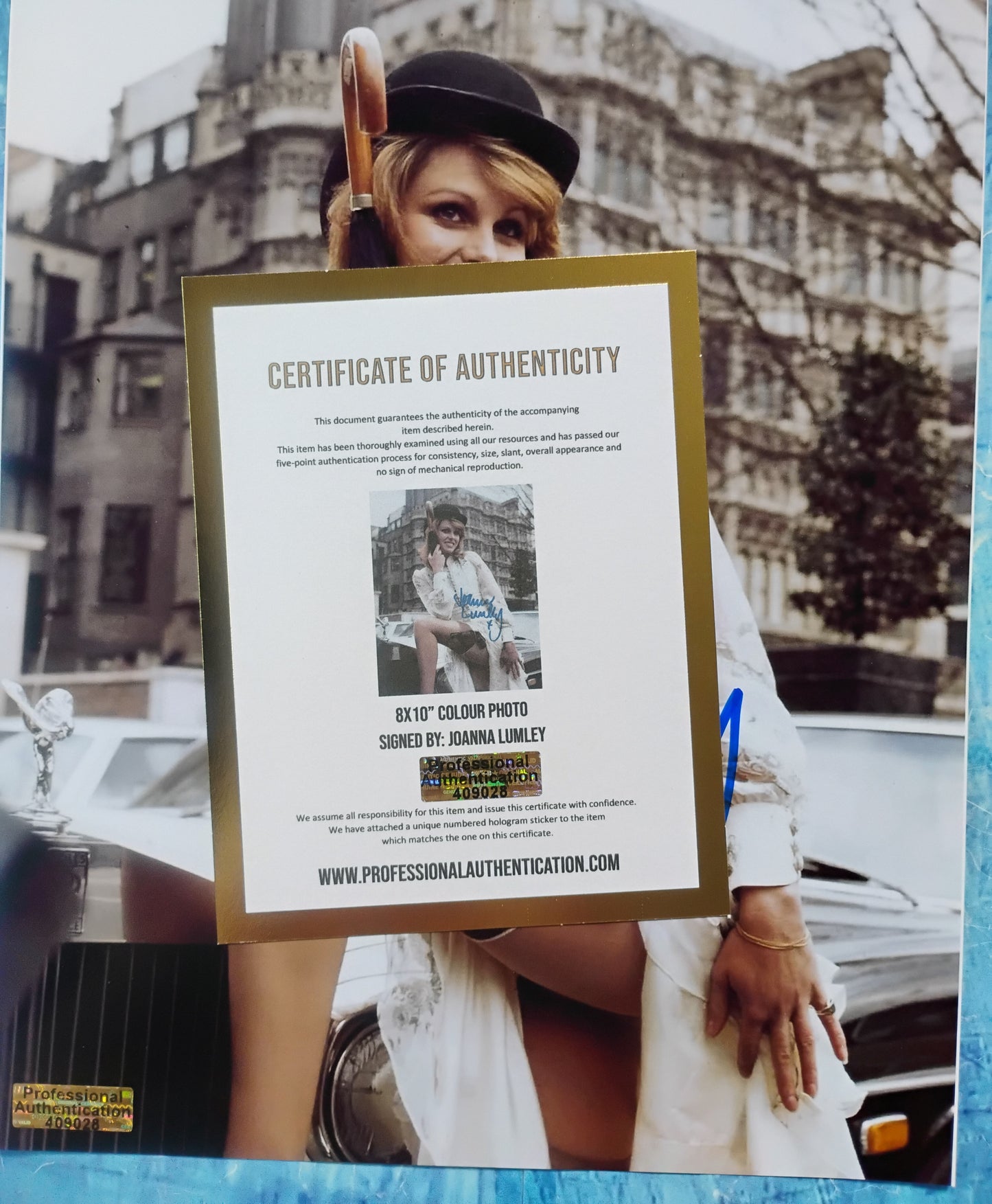 Joanna Lumley Hand Signed Autograph 8x10 Photo COA