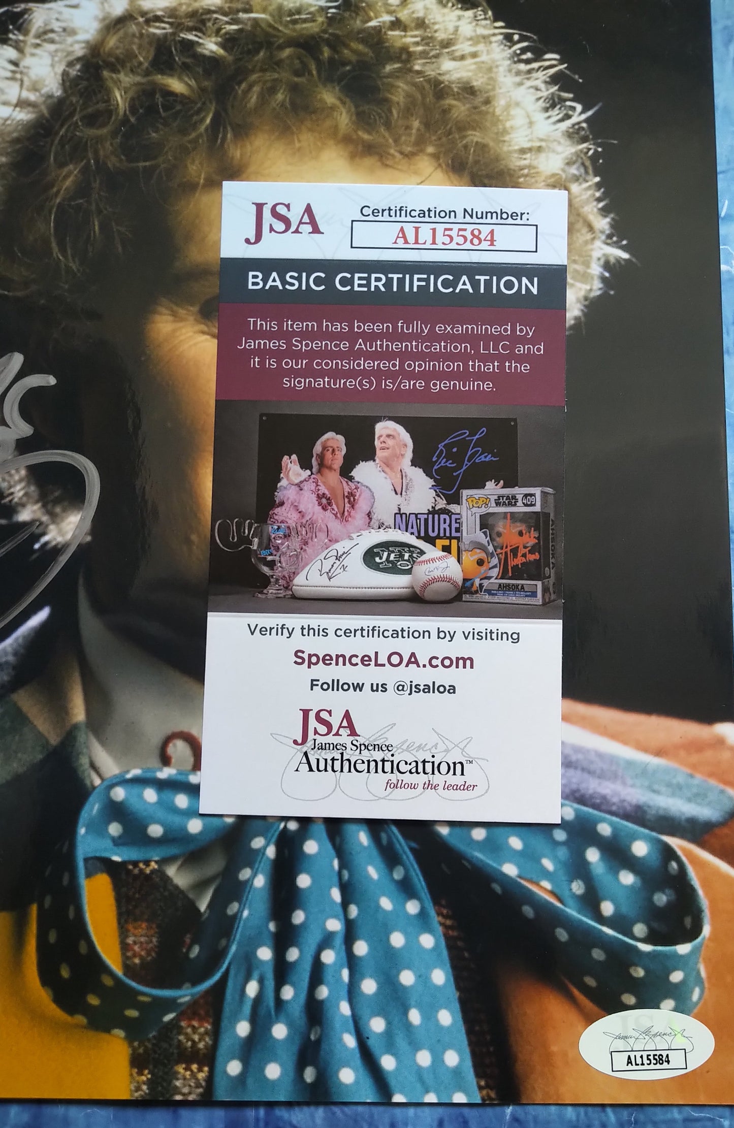 Colin Baker Hand Signed Autograph 8x10 Photo JSA COA Doctor Who