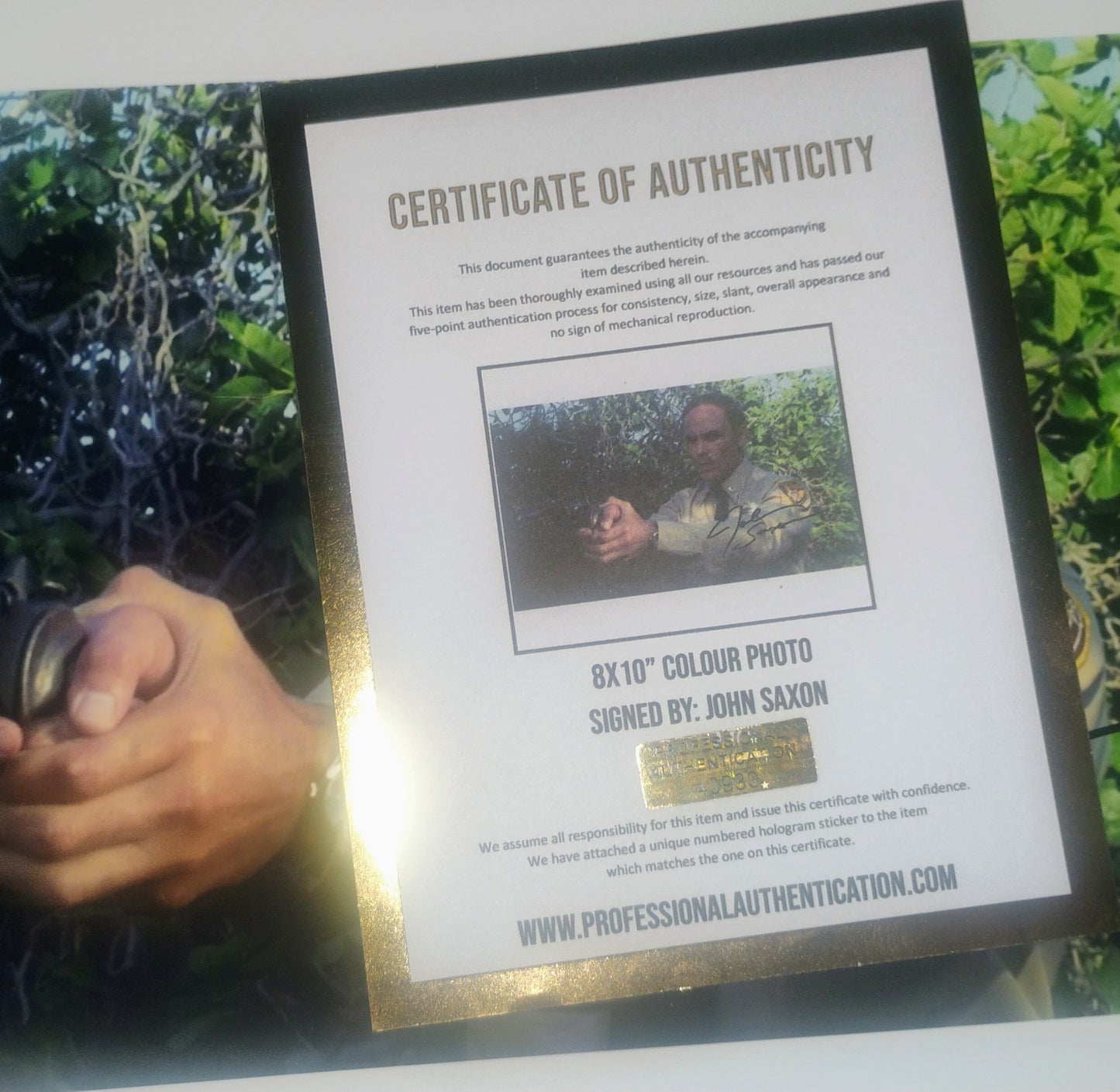 John Saxon Hand Signed Autograph 8x10 Photo COA