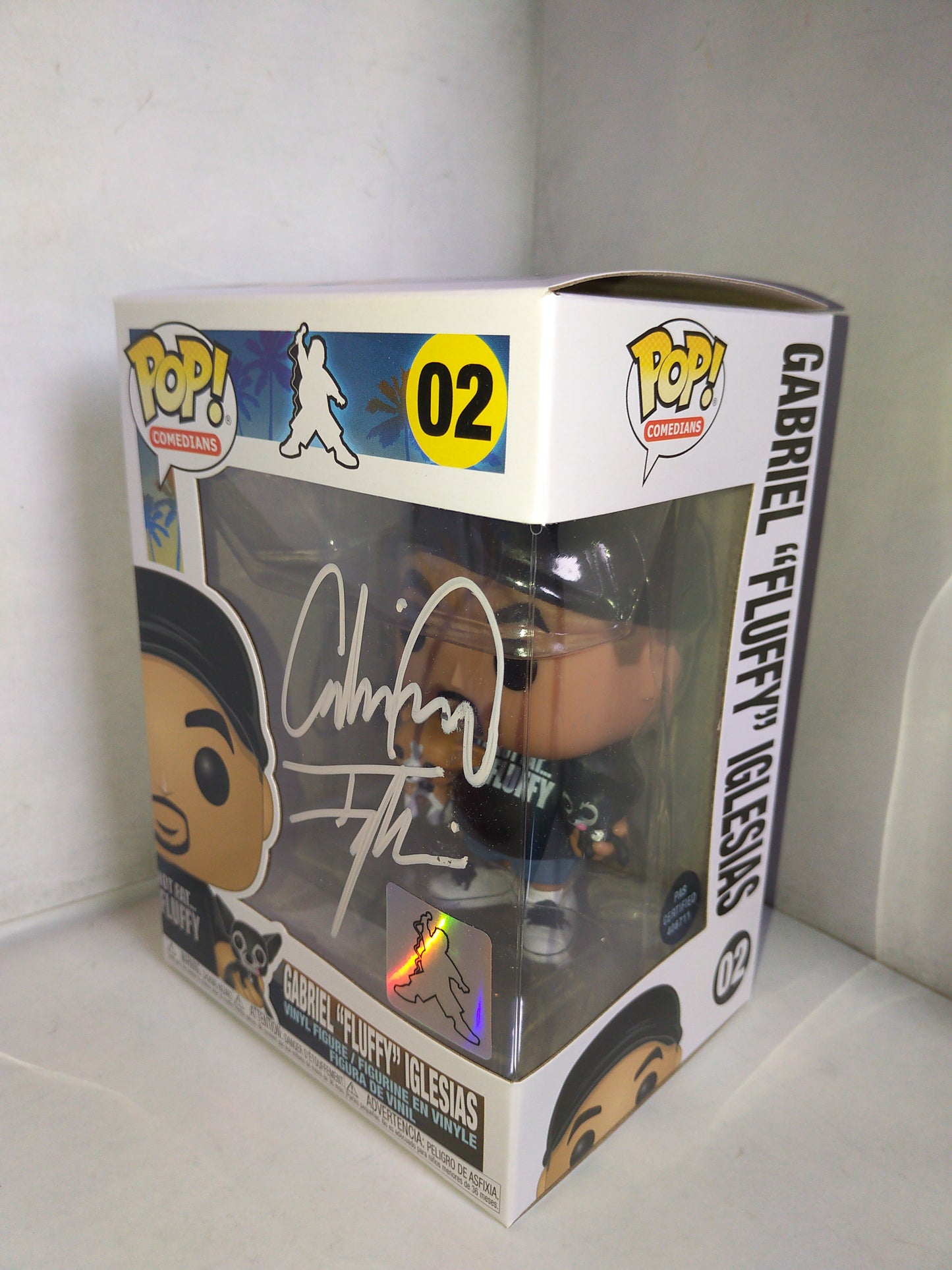 Gabriel Iglesias Hand Signed Autograph Fluffy Funko Pop