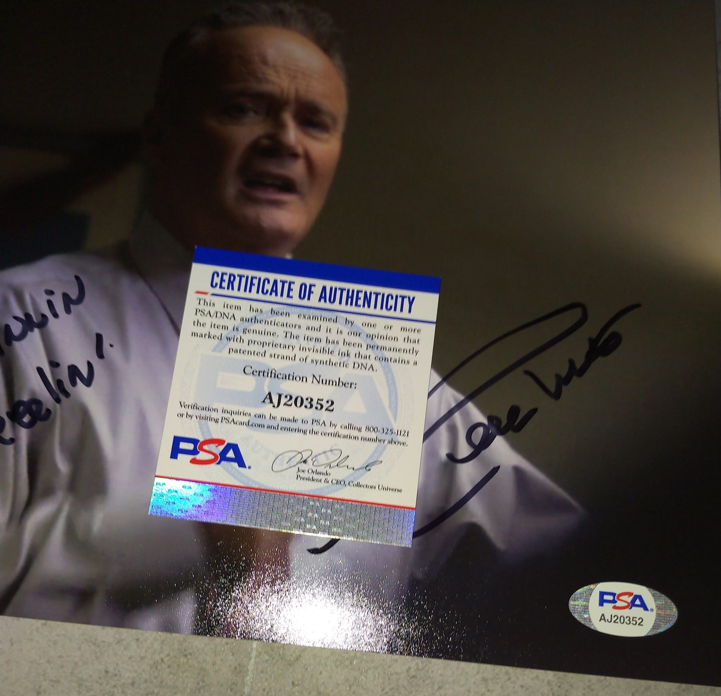 Creed Bratton Hand Signed Autograph 8x10 Photo PSA COA