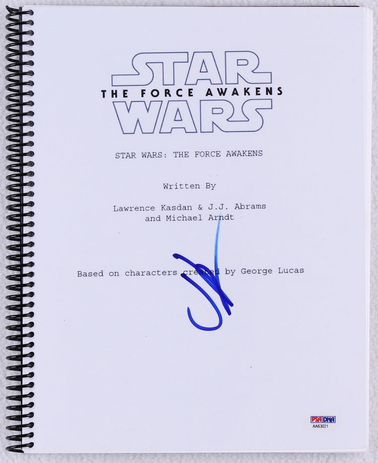 Autographed Scripts