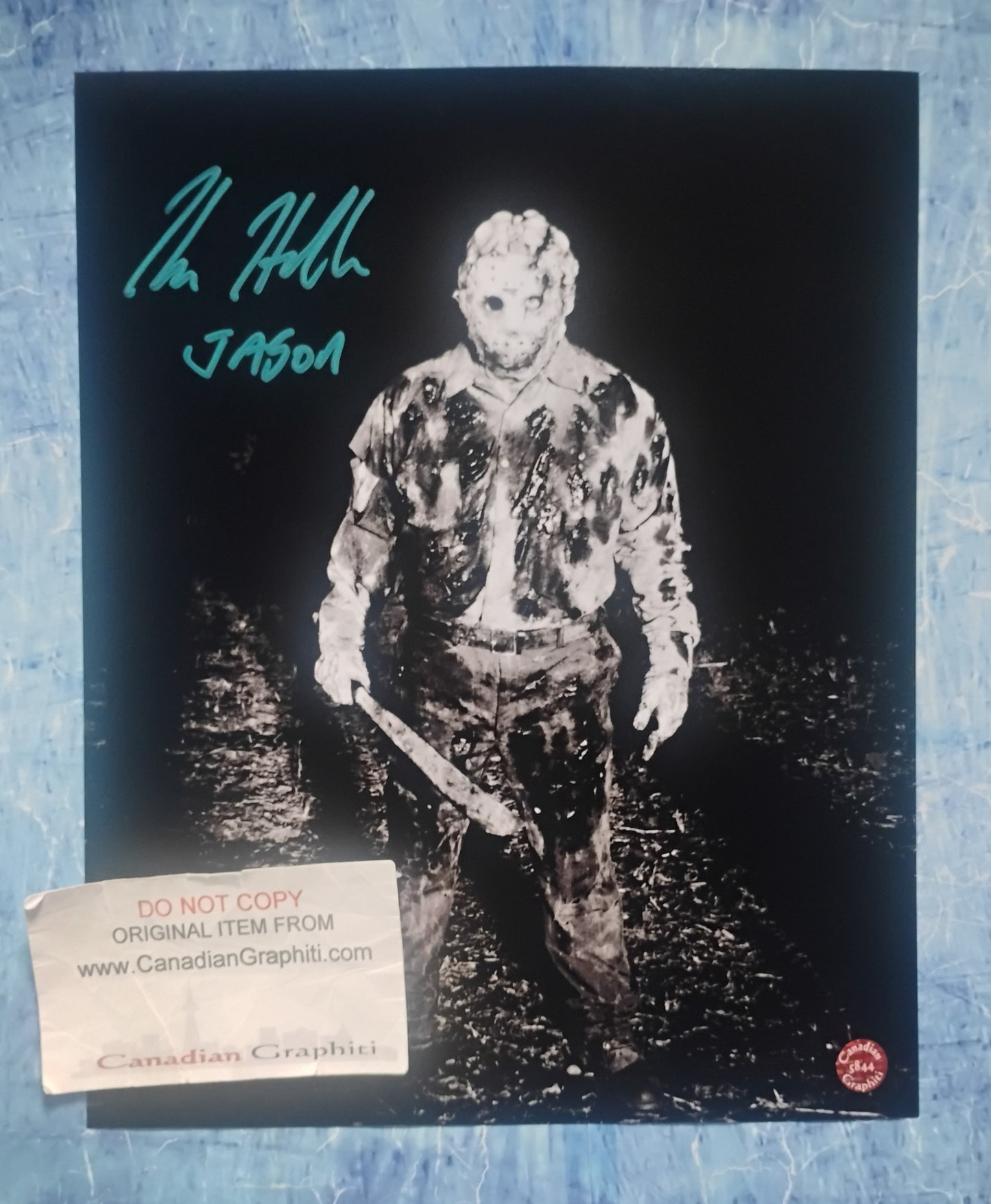 Kane Hodder Hand Signed Autograph 8x10 Photo COA Friday The 13th