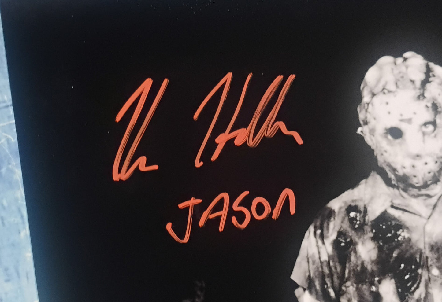 Kane Hodder Hand Signed Autograph 8x10 Photo COA Friday The 13th