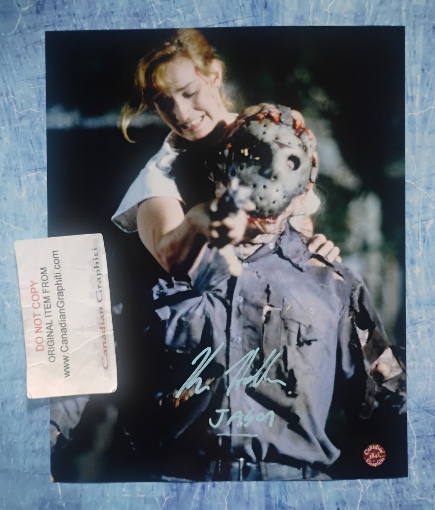 Kane Hodder Hand Signed Autograph 8x10 Photo COA Friday The 13th