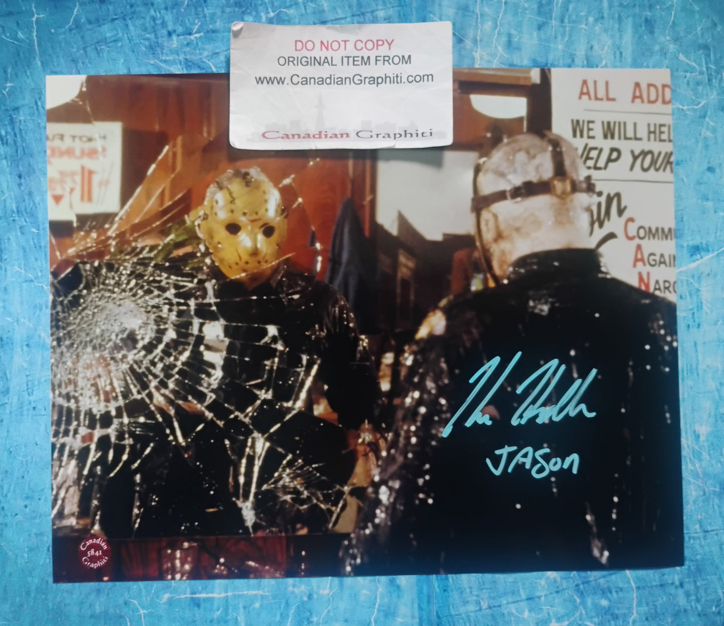 Kane Hodder Hand Signed Autograph 8x10 Photo COA Friday The 13th
