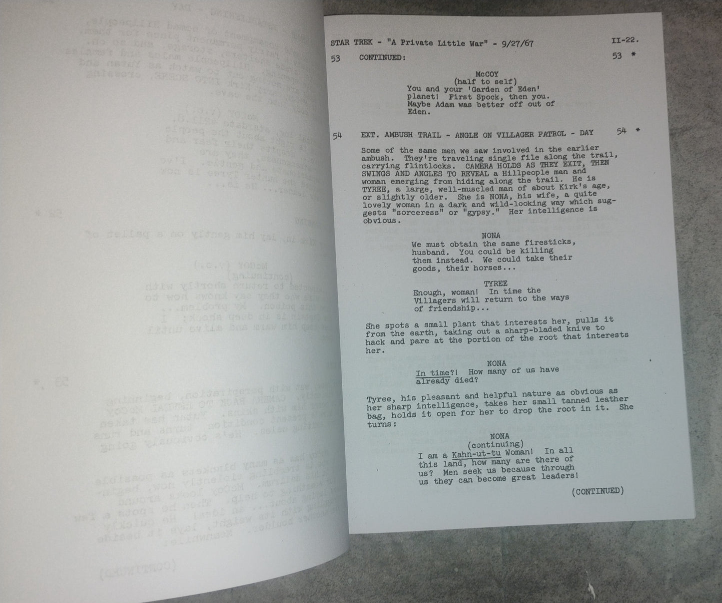 William Shatner & Walter Koenig Hand Signed Autograph Star Trek Script COA