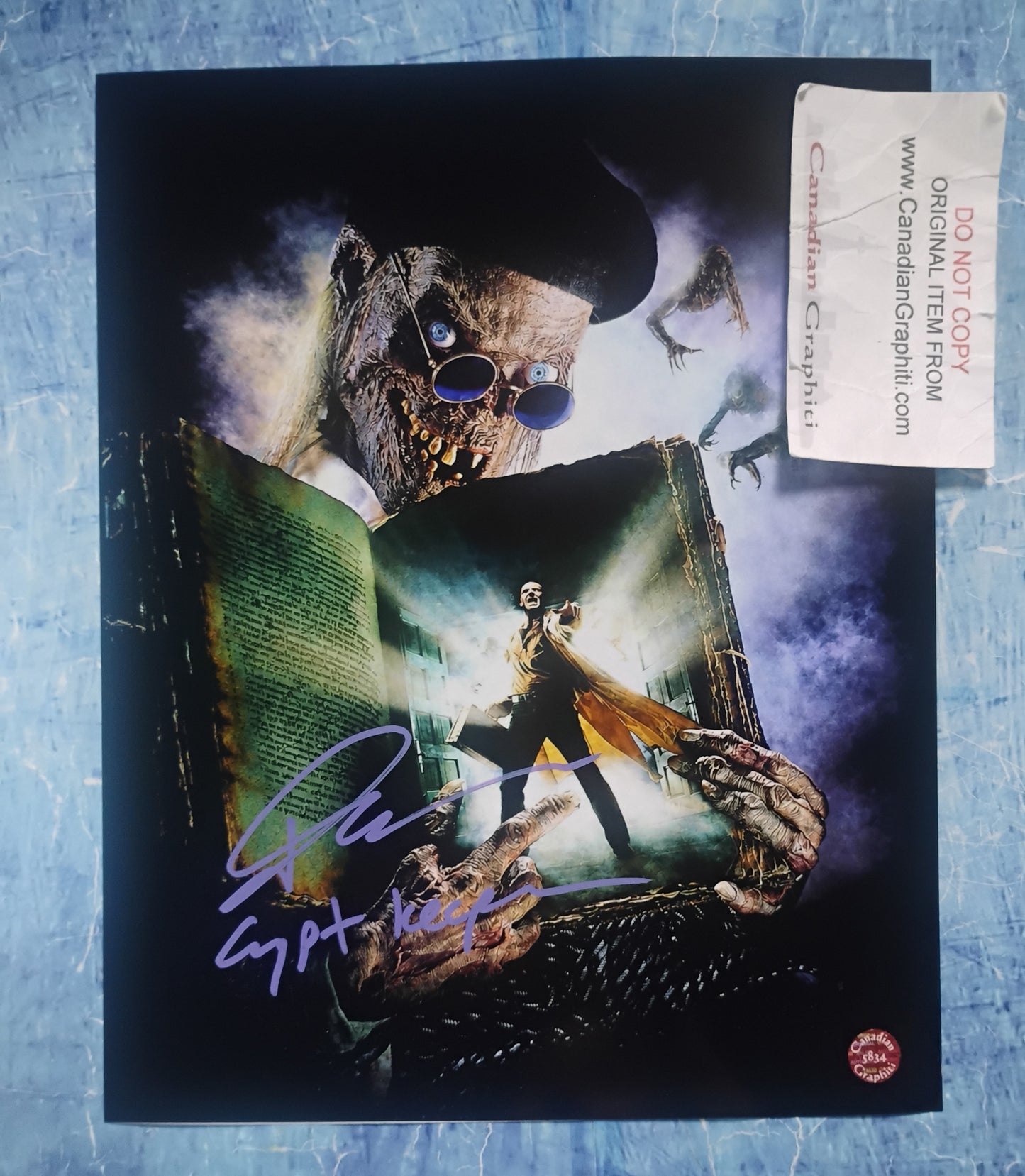 John Kassir Hand Signed Autograph 8x10 Photo COA Tales From The Crypt