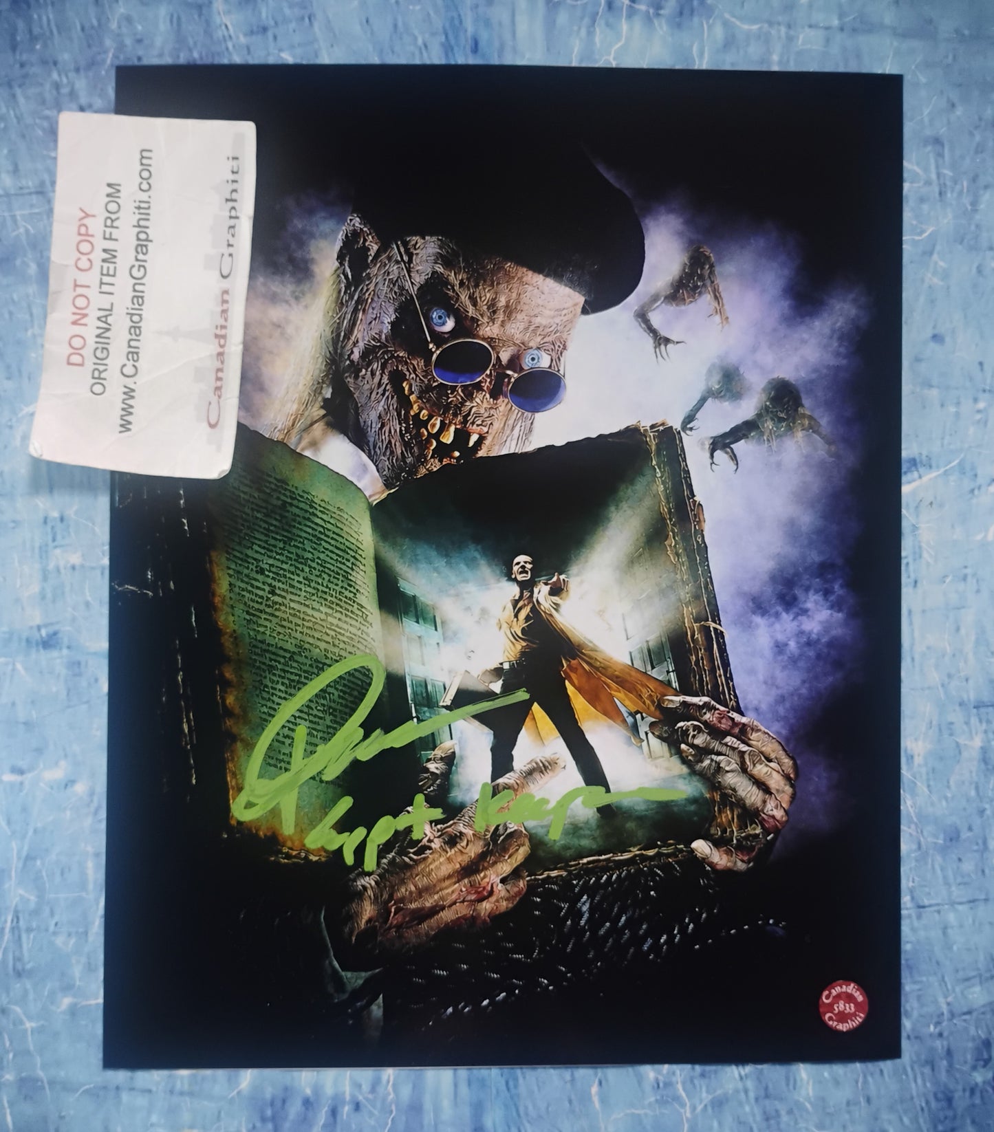 John Kassir Hand Signed Autograph 8x10 Photo COA Tales From The Crypt