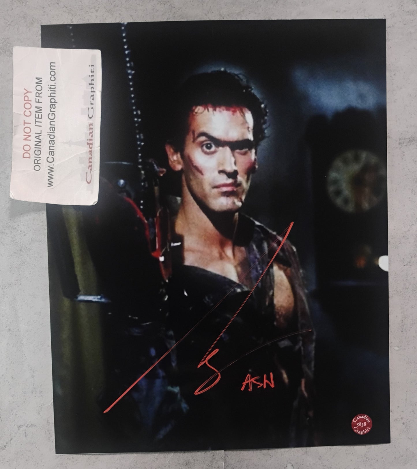Bruce Campbell Hand Signed Autograph 8x10 Photo COA Evil Dead