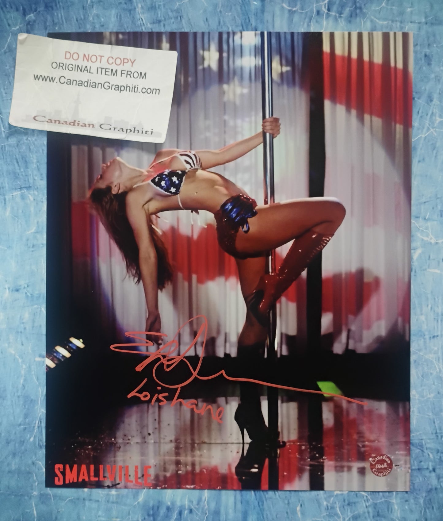 Erica Durance Hand Signed Autograph 8x10 Photo COA Smallville