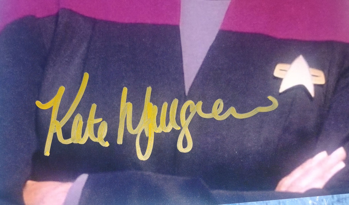 Kate Mulgrew Hand Signed Autograph 8x10 Photo COA Star Trek Voyager