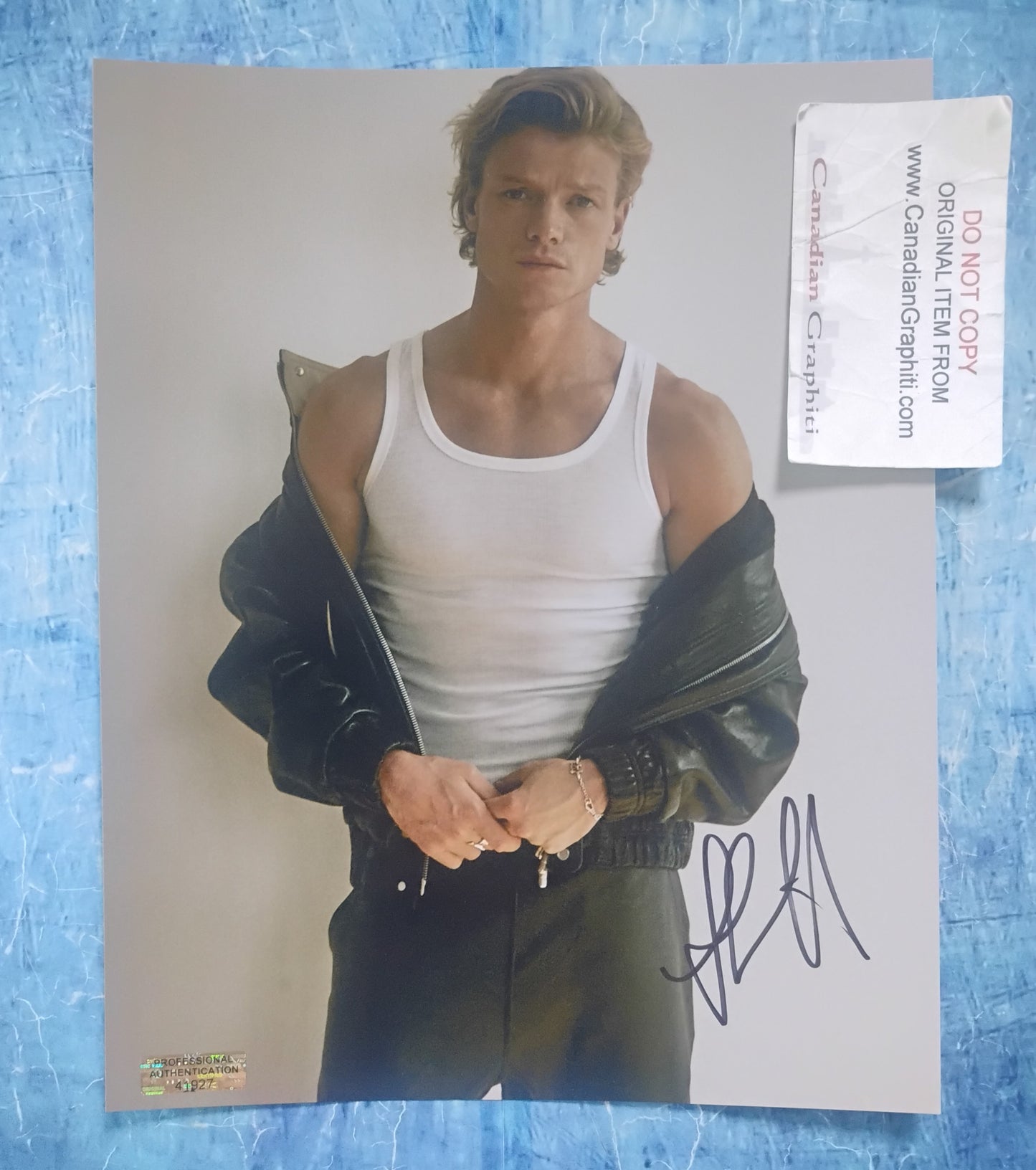 Tom Rhys Harries Hand Signed Autograph 8x19 Photo COA