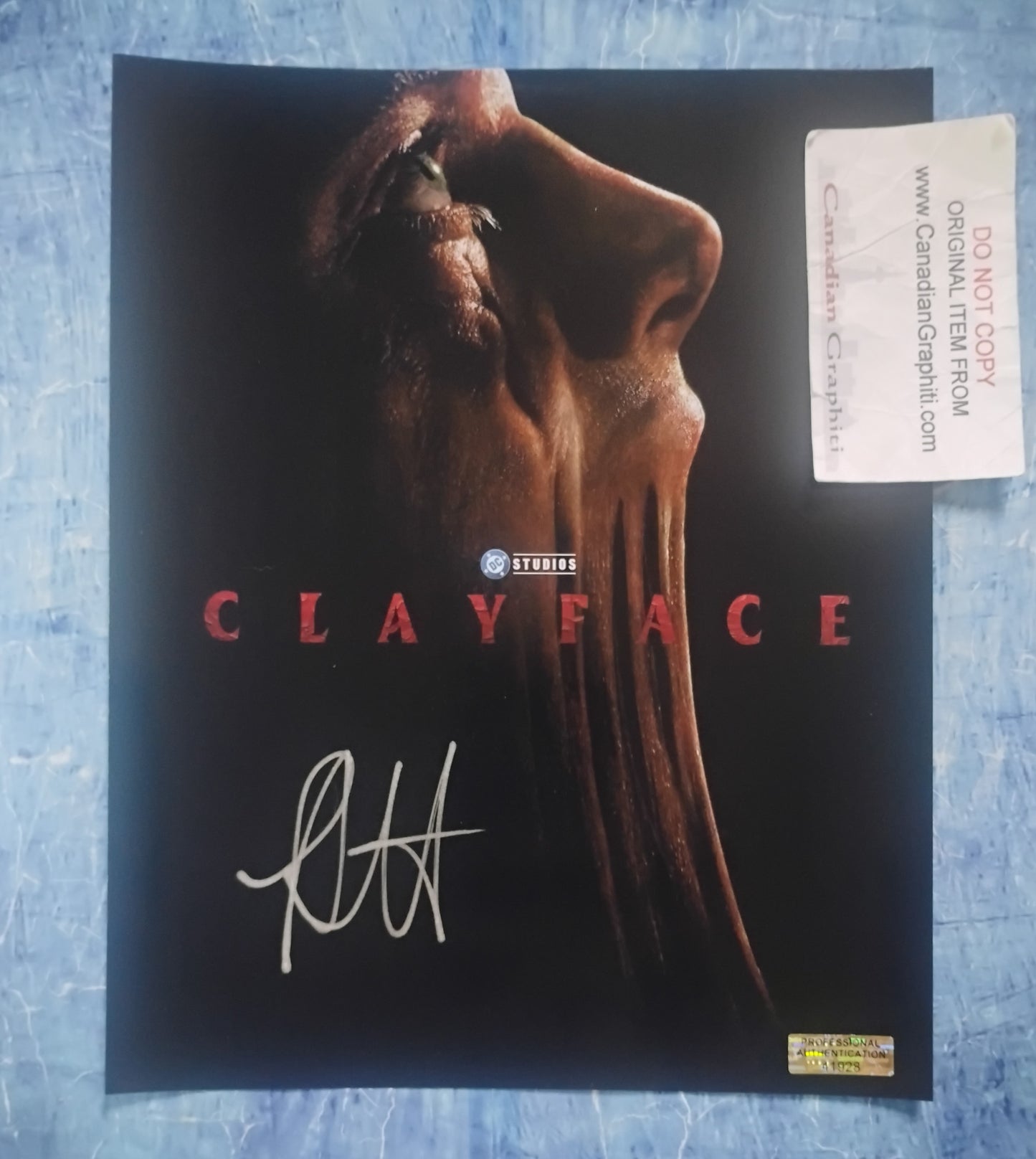 Tom Rhys Harries Hand Signed Autograph 8x19 Photo COA Clayface