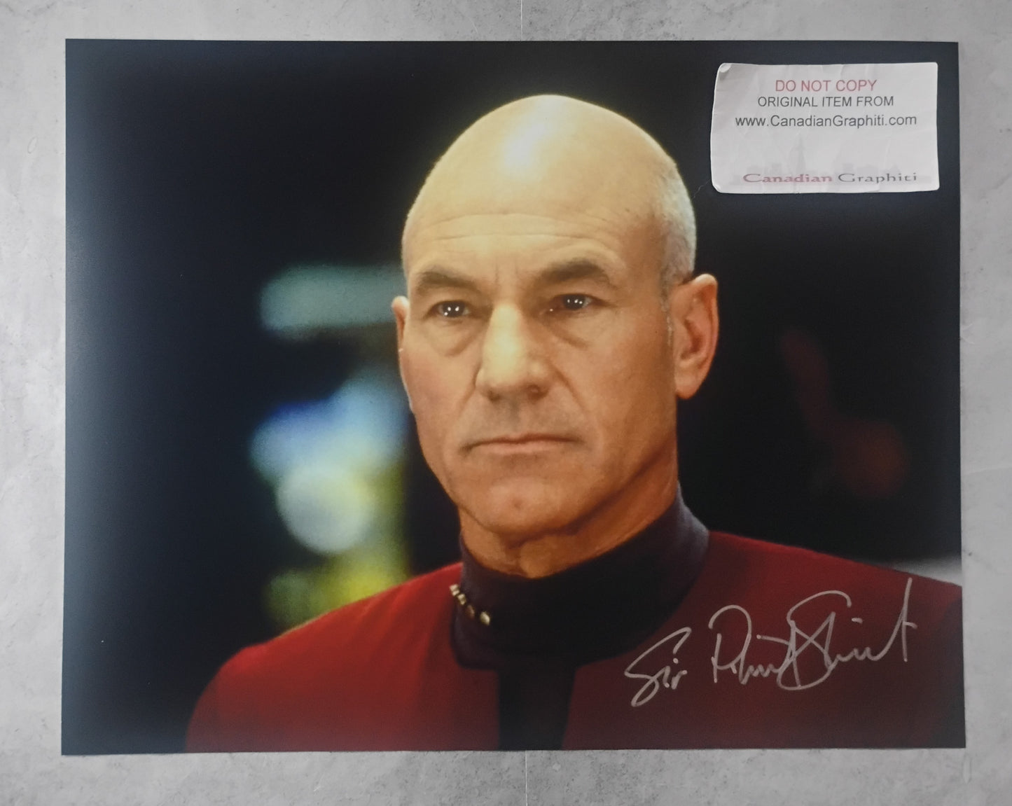 Patrick Stewart Hand Signed Autograph 11x14 Photo COA Star Trek
