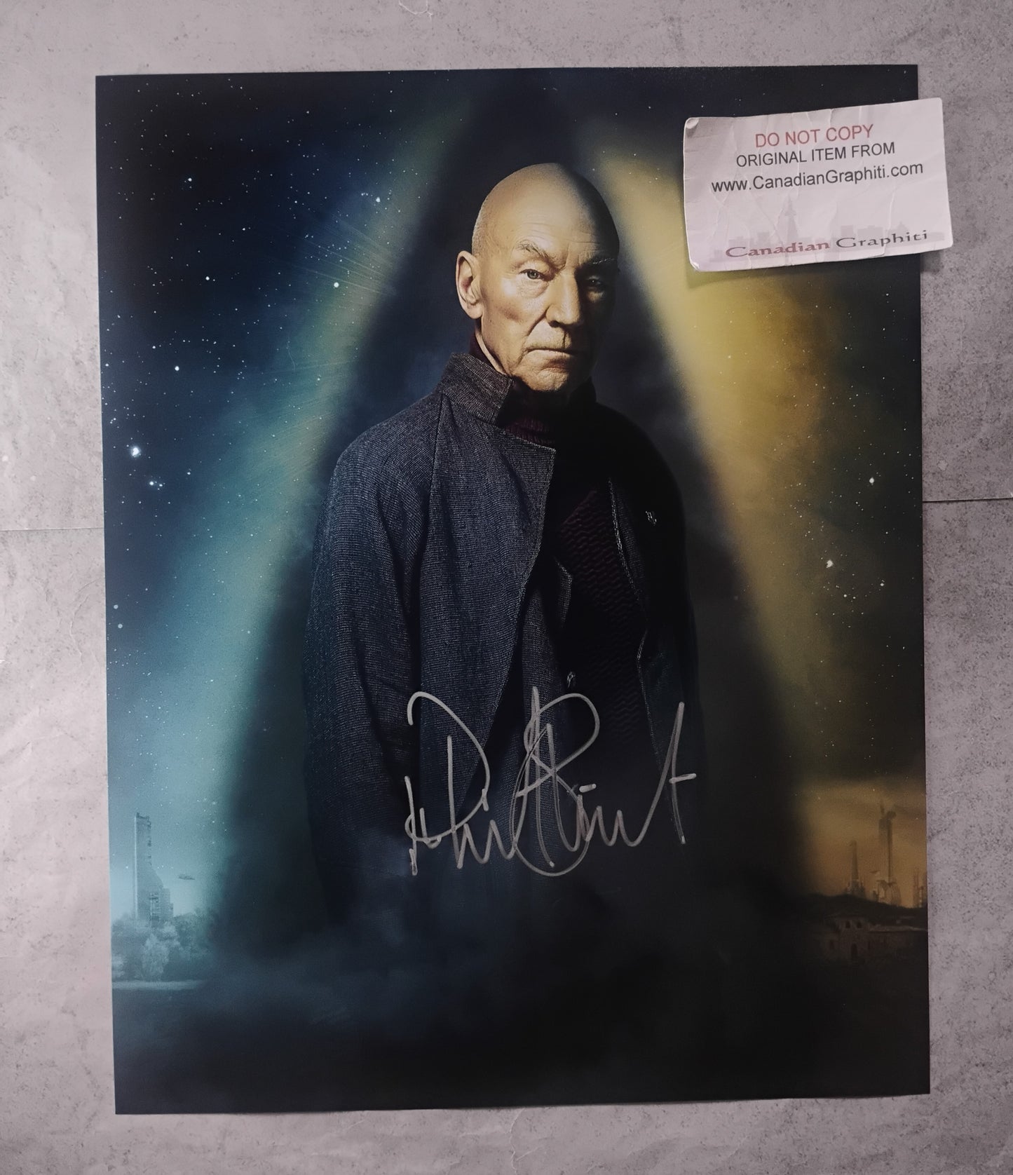 Patrick Stewart Hand Signed Autograph 11x14 Photo COA Star Trek