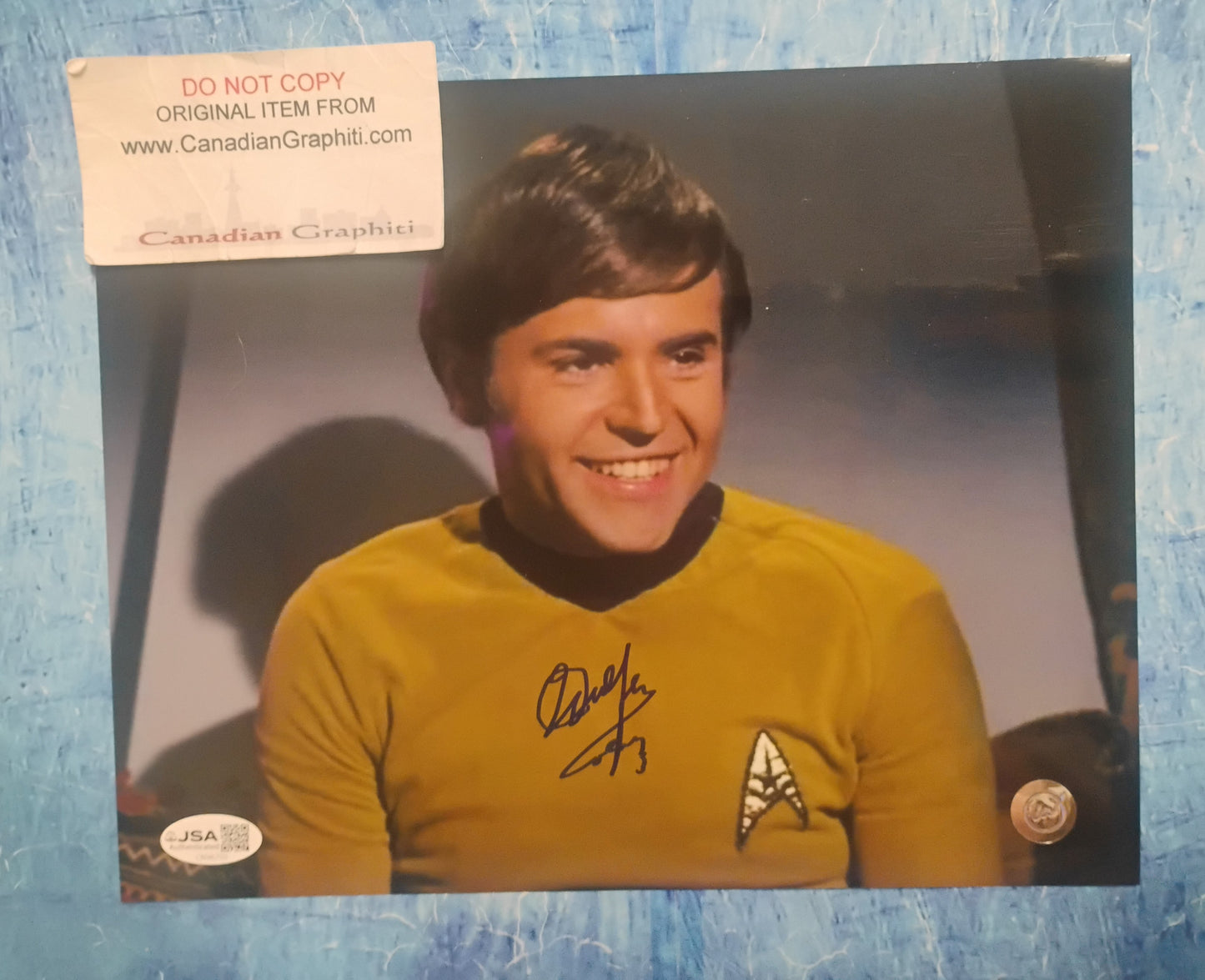 Walter Koenig Hand Signed Autograph 8x10 Photo JSA COA Star Trek