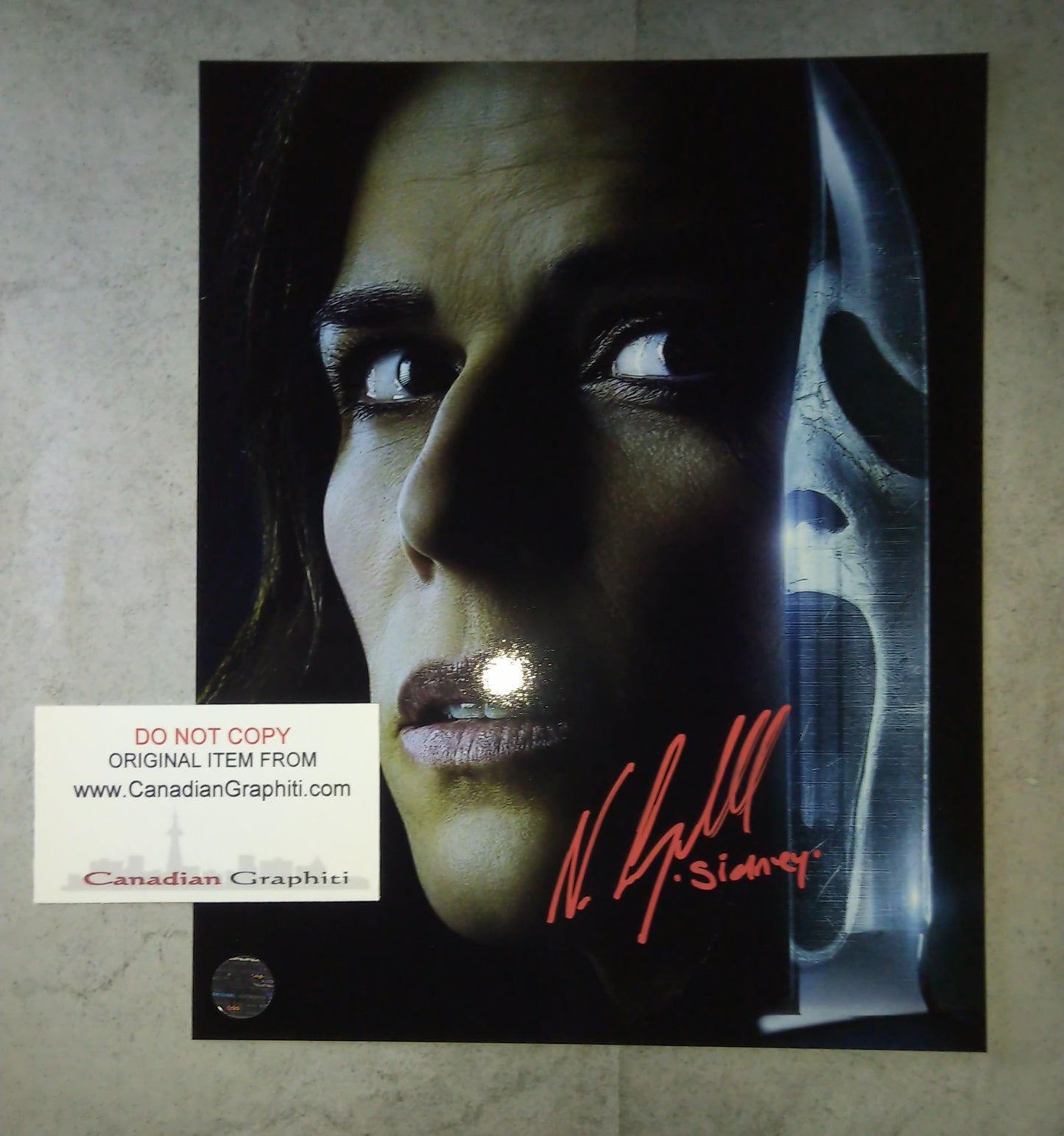 Neve Campbell Hand Signed Autograph 8x10 Photo COA Scream