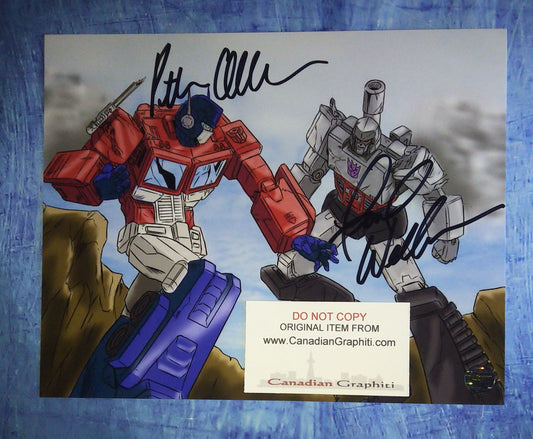 Peter Cullen & Frank Welker Hand Signed Autograph 8x10 Photo