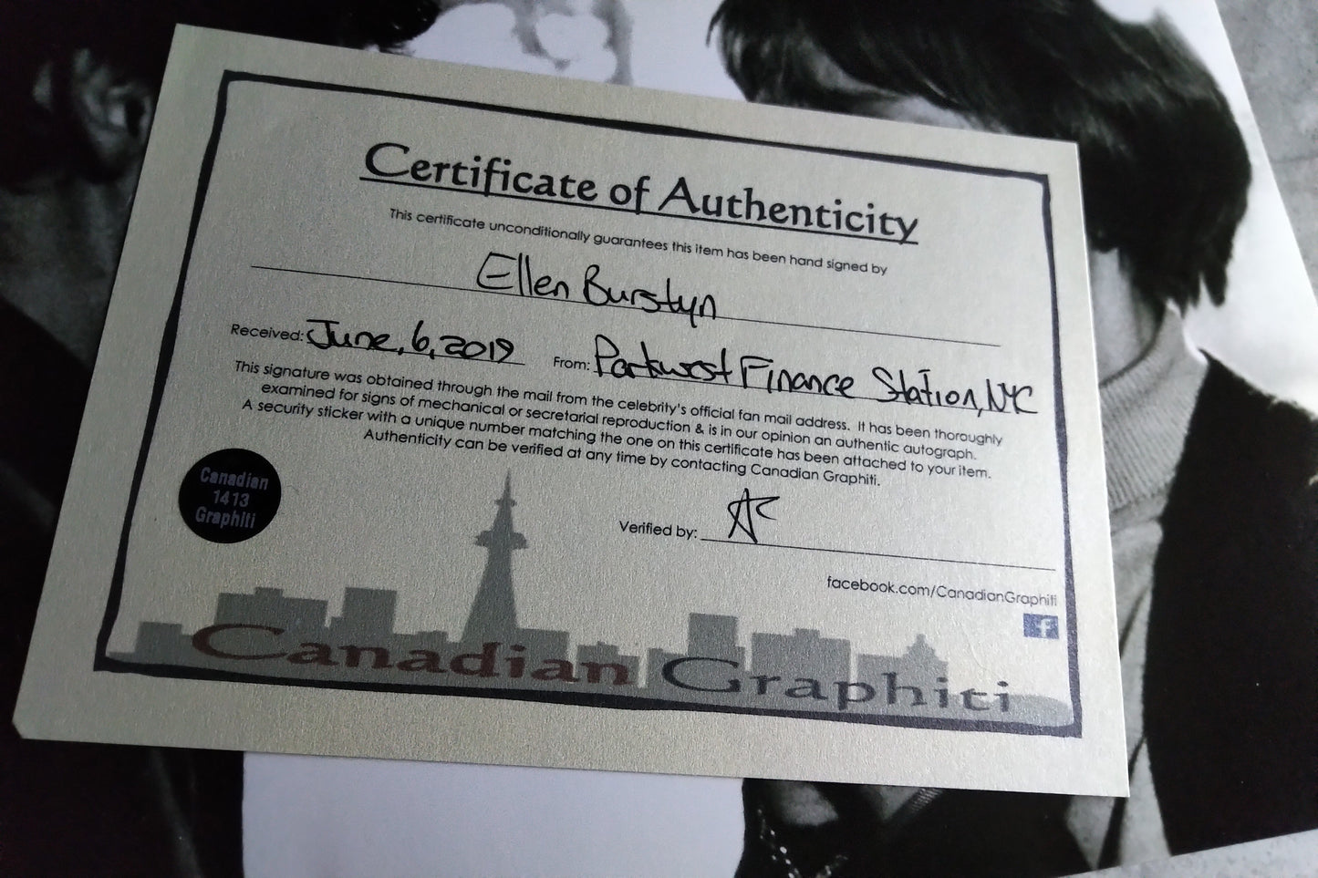 Ellen Burstyn Hand Signed Autograph 8x10 Photo