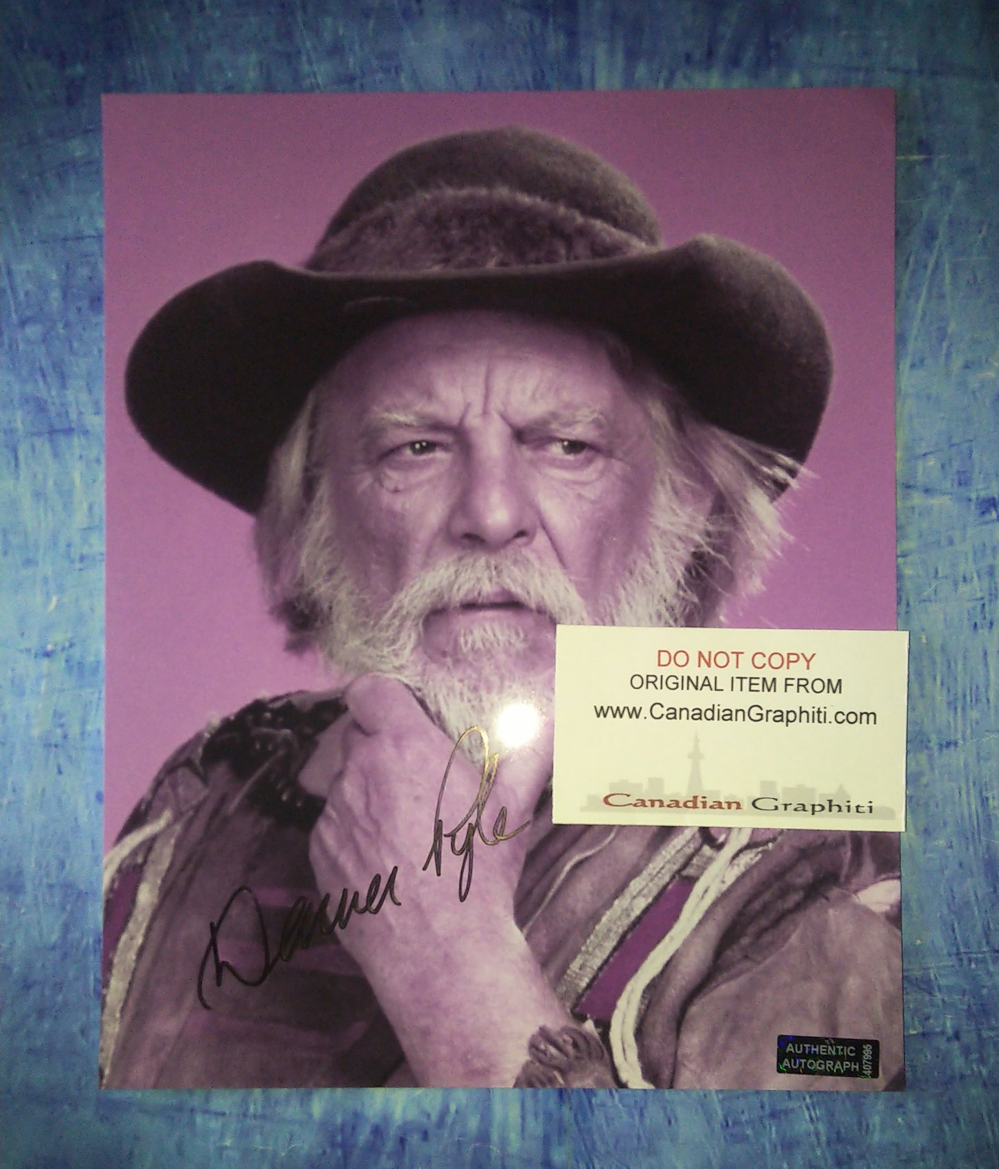 Denver Pyle Hand Signed Autograph 8x10 Photo