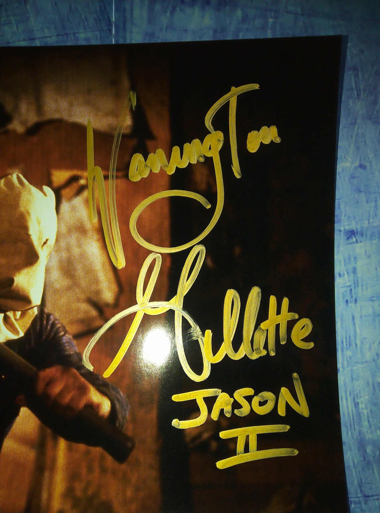 Warrington Gillette Hand Signed Autograph 8x10 Photo Jason Voorhees