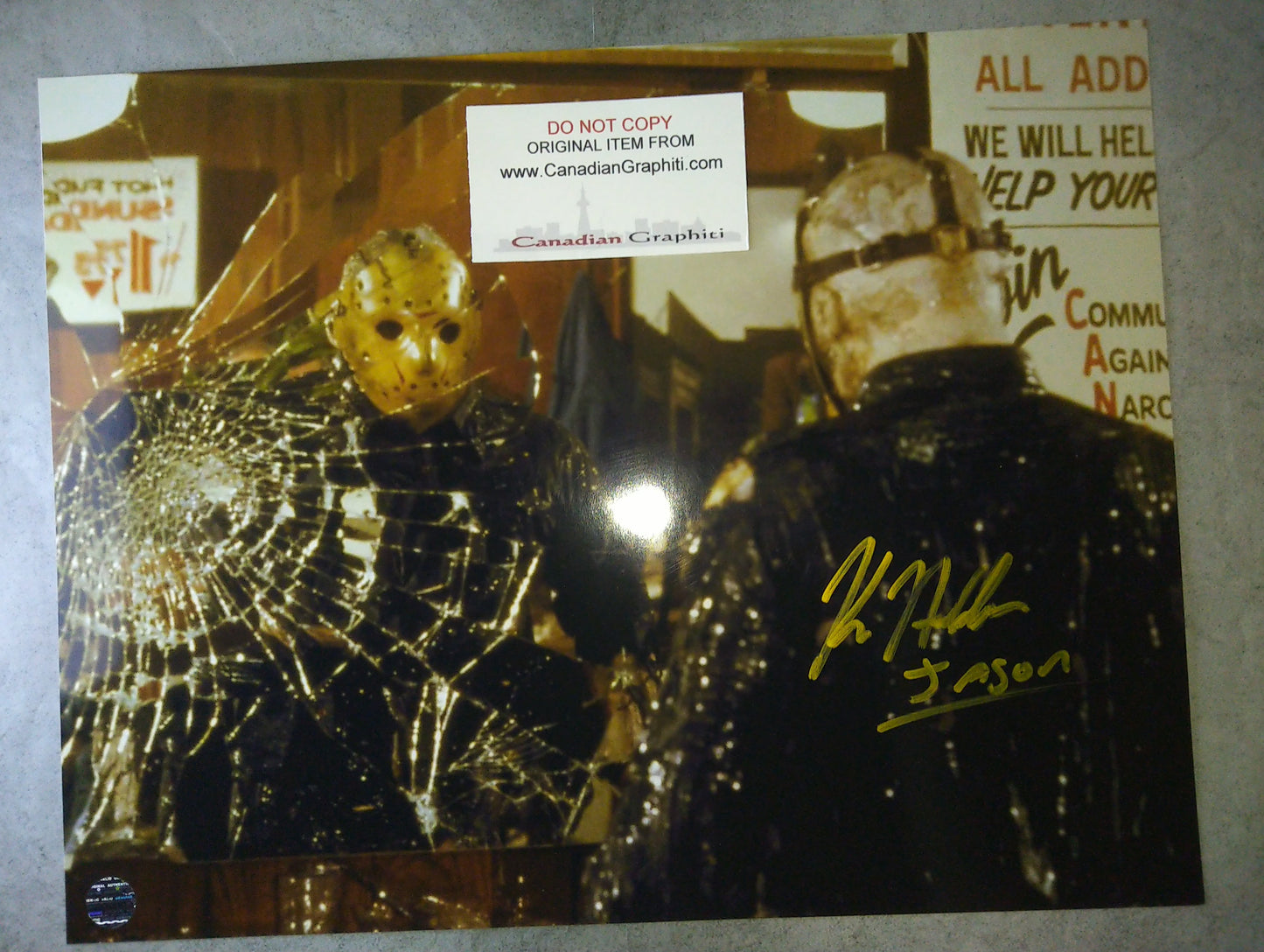 Kane Hodder Hand Signed Autograph 11x14 Photo