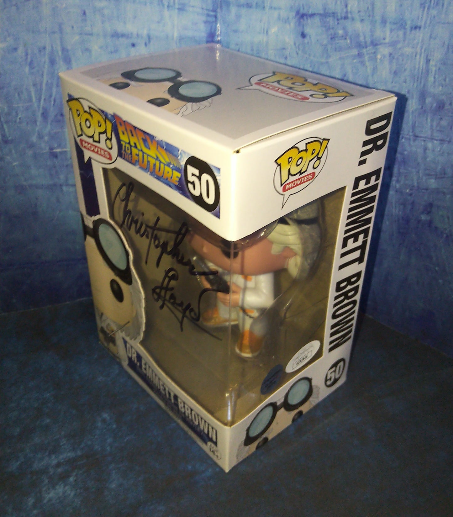 Christopher Lloyd Hand Signed Autograph Funko Pop