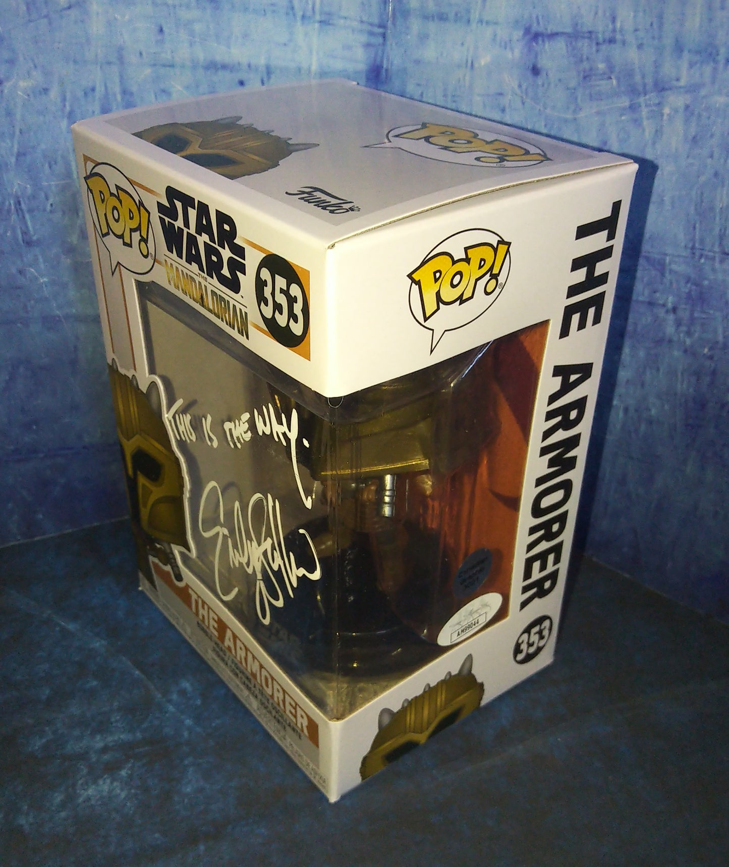 Emily Swallow Hand Signed Autograph The Armorer Funko Pop