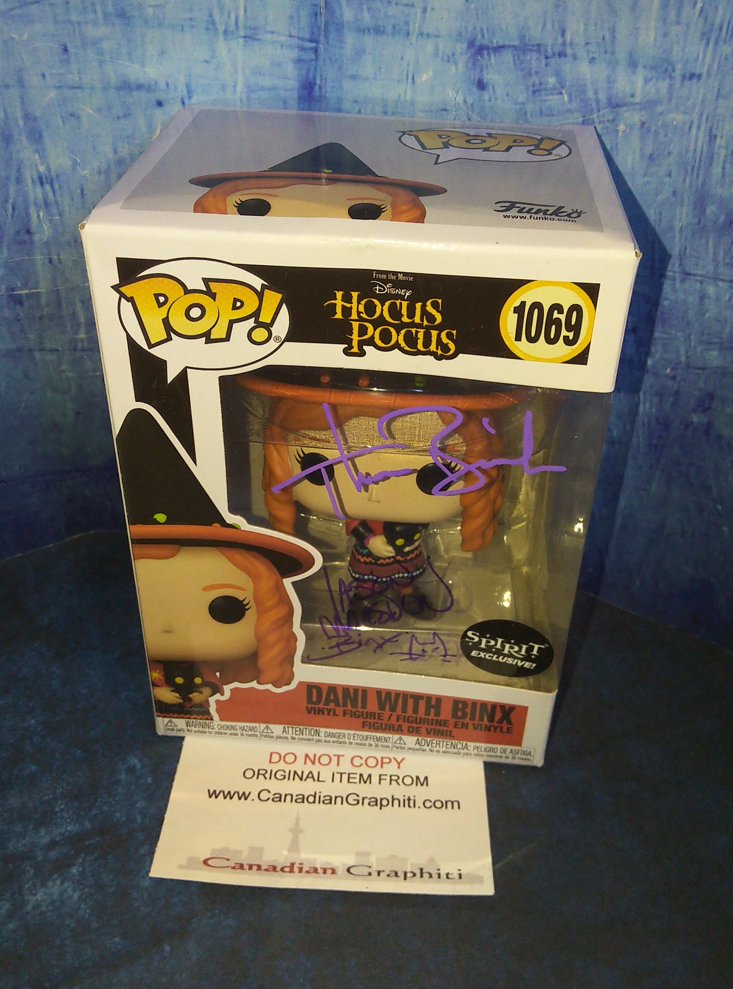 Jason Marsden & Thora Birch Hand Signed Autograph Funko Pop Hocus Pocus